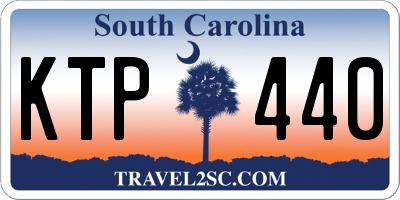 SC license plate KTP440