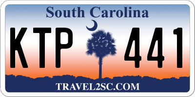 SC license plate KTP441