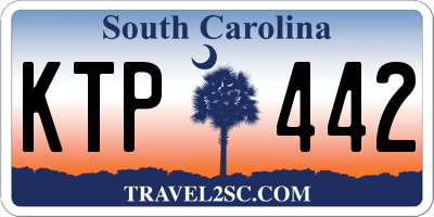 SC license plate KTP442