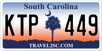 SC license plate KTP449
