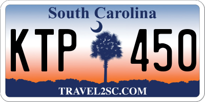 SC license plate KTP450