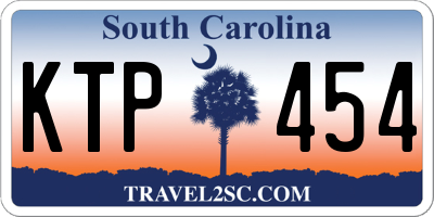 SC license plate KTP454