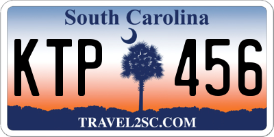 SC license plate KTP456