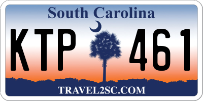 SC license plate KTP461