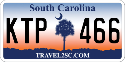 SC license plate KTP466