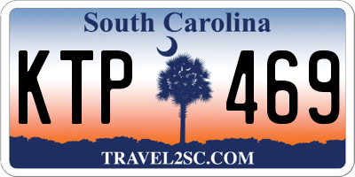 SC license plate KTP469