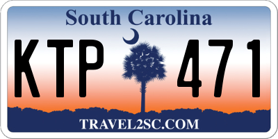 SC license plate KTP471
