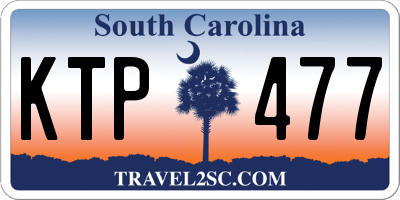 SC license plate KTP477