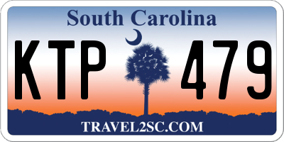 SC license plate KTP479