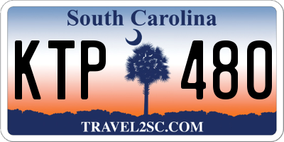 SC license plate KTP480