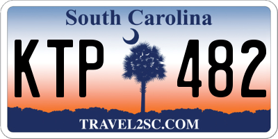 SC license plate KTP482