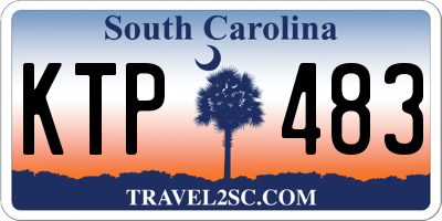 SC license plate KTP483