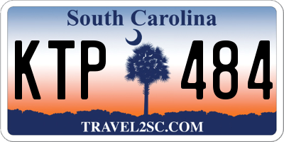 SC license plate KTP484