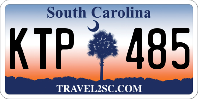SC license plate KTP485