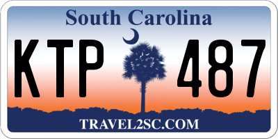 SC license plate KTP487