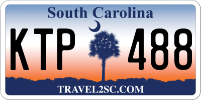 SC license plate KTP488