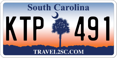 SC license plate KTP491