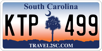 SC license plate KTP499