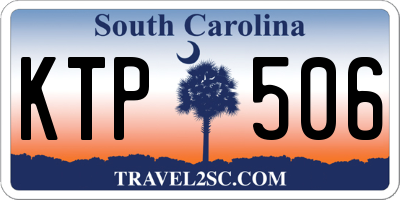 SC license plate KTP506