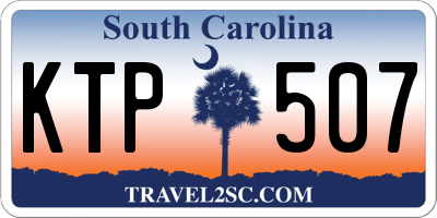 SC license plate KTP507
