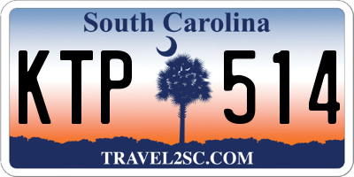 SC license plate KTP514