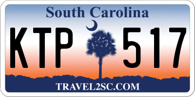 SC license plate KTP517
