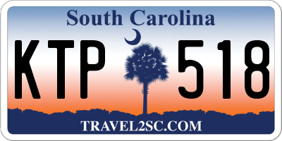 SC license plate KTP518