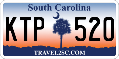 SC license plate KTP520