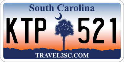 SC license plate KTP521