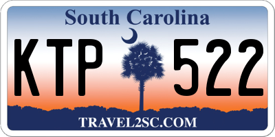 SC license plate KTP522