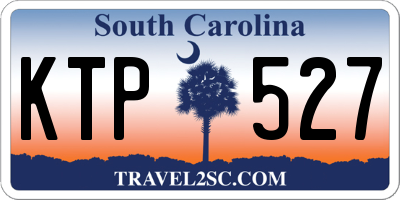 SC license plate KTP527