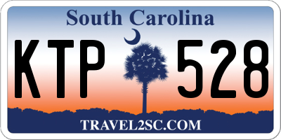SC license plate KTP528