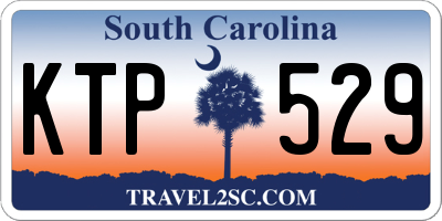 SC license plate KTP529