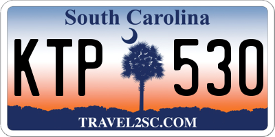SC license plate KTP530