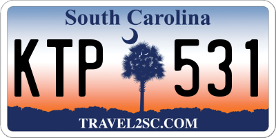 SC license plate KTP531