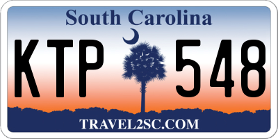 SC license plate KTP548