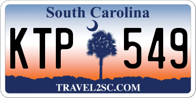 SC license plate KTP549