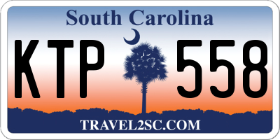 SC license plate KTP558