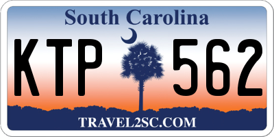 SC license plate KTP562