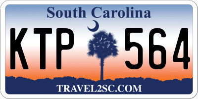 SC license plate KTP564