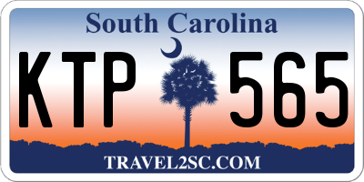 SC license plate KTP565