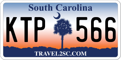 SC license plate KTP566