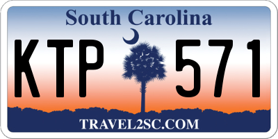 SC license plate KTP571