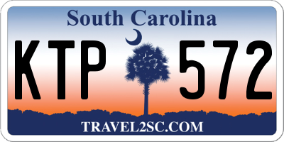SC license plate KTP572