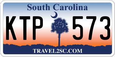 SC license plate KTP573