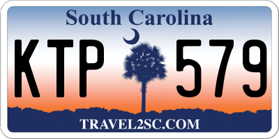 SC license plate KTP579