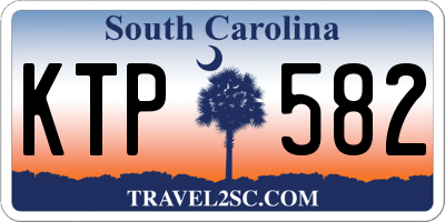 SC license plate KTP582