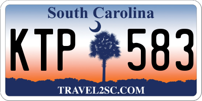 SC license plate KTP583