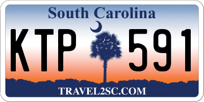 SC license plate KTP591