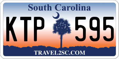 SC license plate KTP595
